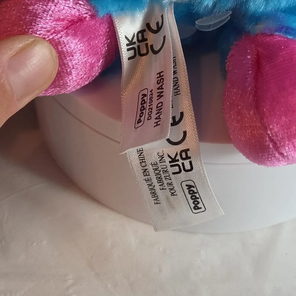 Zuru CoCo Surprise Neon Cone Poppy The Dog Blue & Pink Plush W/ Surprise Inside